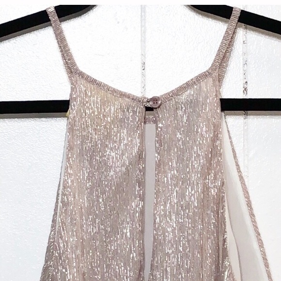 {Anthropologie} Maeve Lt Pink Sleeveless Swing Top - Picture 2 of 5